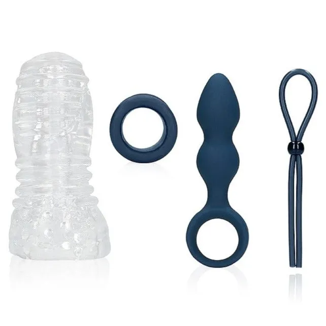 Shots Toys Couples Sexplore Sex Toy Kit For Him Stormy Forecast