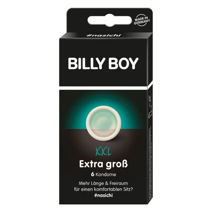 Vibrators Billy Boy XXL Condoms 6 STR