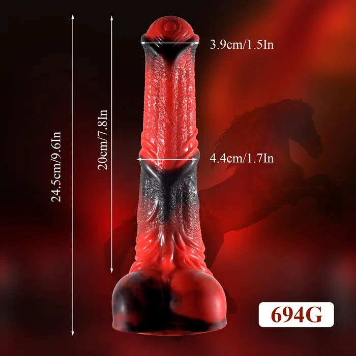 xeoxhoneyde Dildos Horse dildo mit saugnapf Silikon 245cm