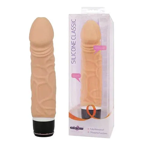 Dildos Silicone Classic Wide Dildo Flesh Come Now