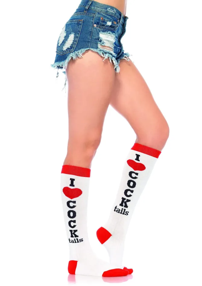 Leg Avenue Cocktails Knee High Socks One Size Teddies And Bodies