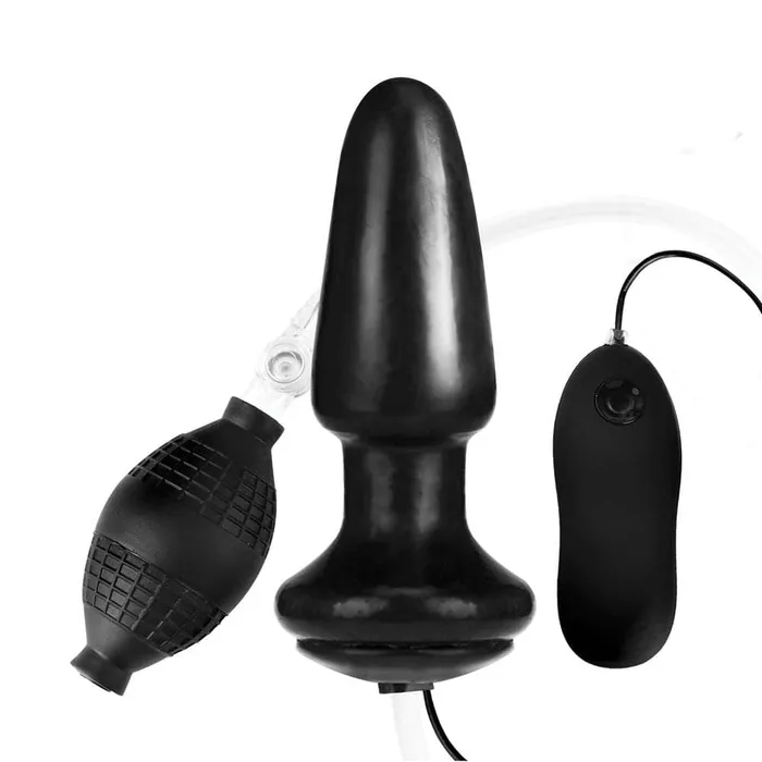 Lux Fetish Anal Lux Fetish 4 Inflatable Vibrating Butt Plug