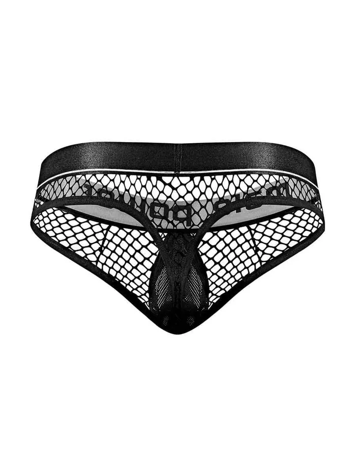 Male Sex Toys Male Power Cock Pit Net Cock Ring Thong L XL Black