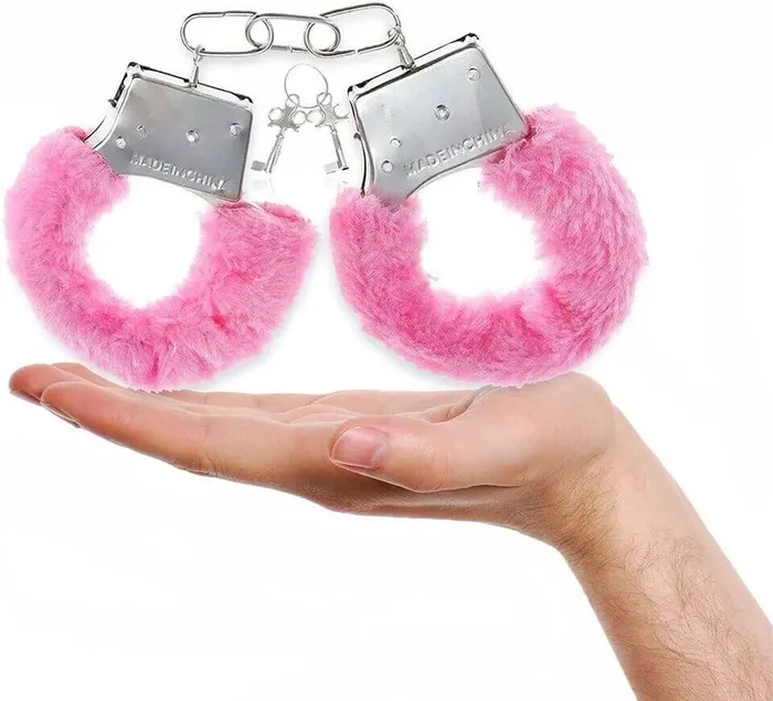 NyoKii Male Sex Toys Furry Fluffy Handcuffs With Keys SM13