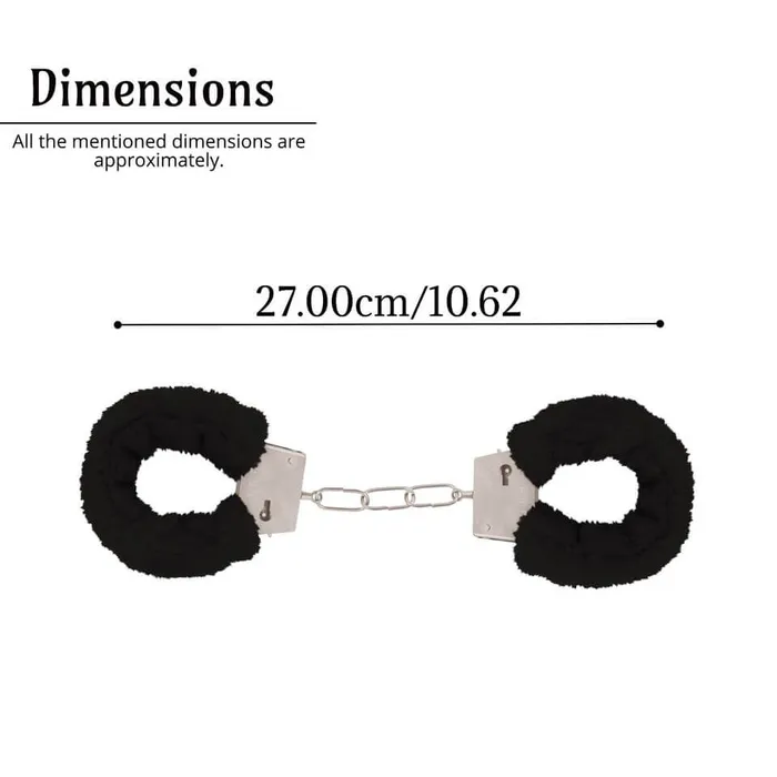 NyoKii Male Sex Toys Furry Fluffy Handcuffs With Keys SM13