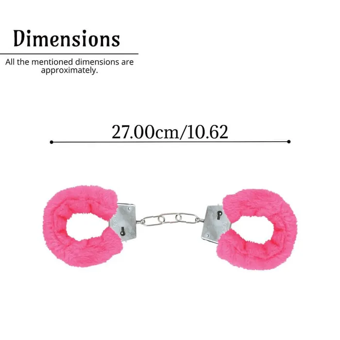 NyoKii Male Sex Toys Furry Fluffy Handcuffs With Keys SM13