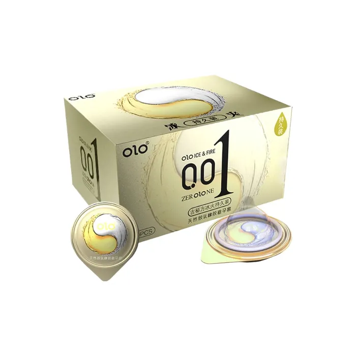 OlO Ice Fire Ultra Delay Condom CD03 NyoKII Female Sex Toys