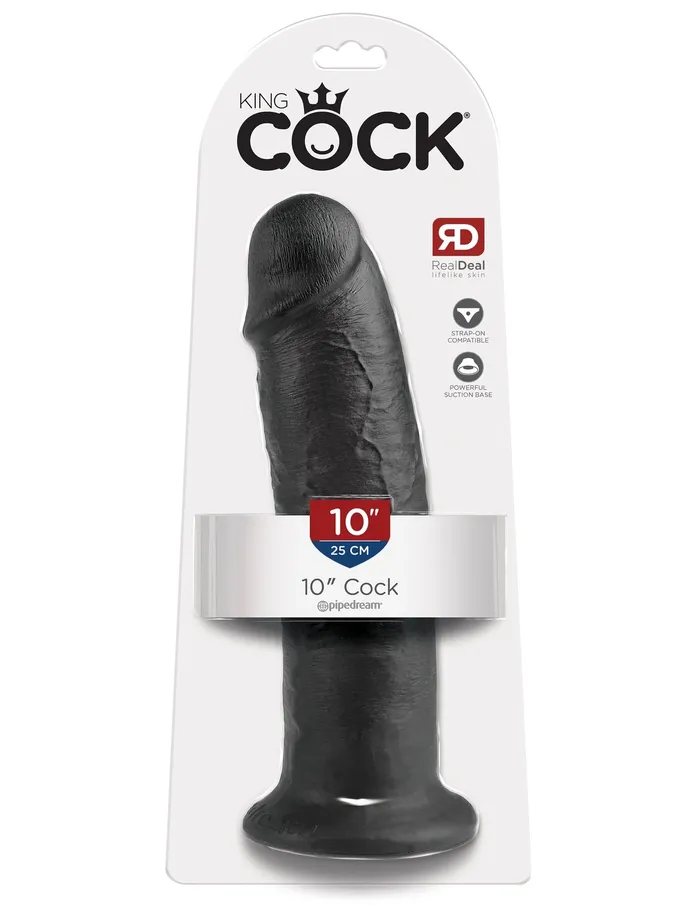 Pipedream Dildos King Cock 10Inch Cock Black