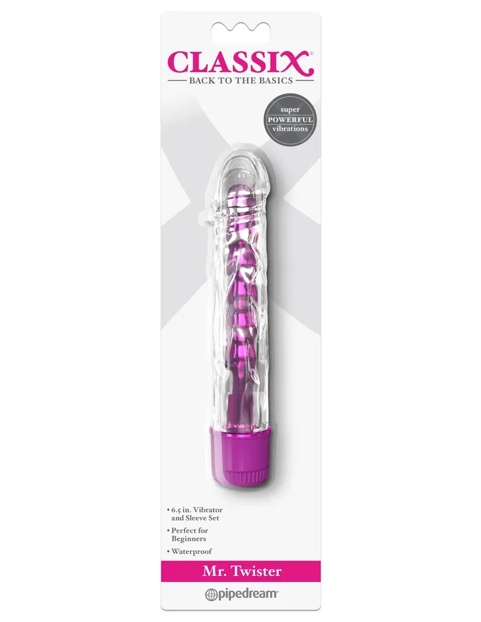 Pipedream Vibrators Classix Mr Twister Pink