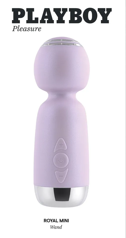 Playboy Female Sex Toys Royal Mini Wand Opal