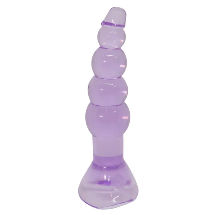 Playmate Anal Ribbed Fantasy Purple Butt Plug