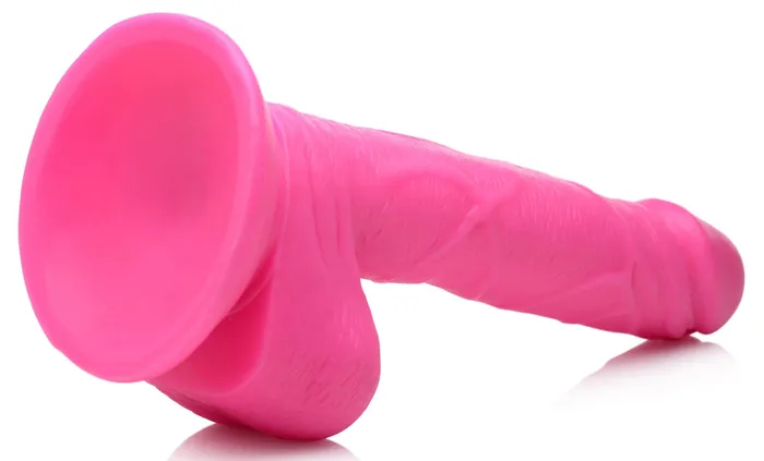 Pop Pecker 65 Inch Dildo With Balls Pink XR Brands Pop Peckers Dildos