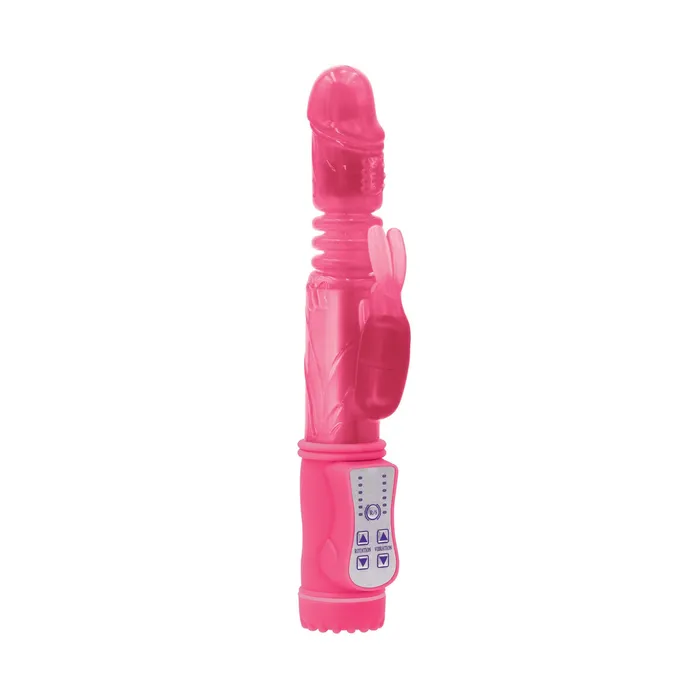 Rabbit Vibrator Firefly Thumper Pink nsnovelties Vibrators