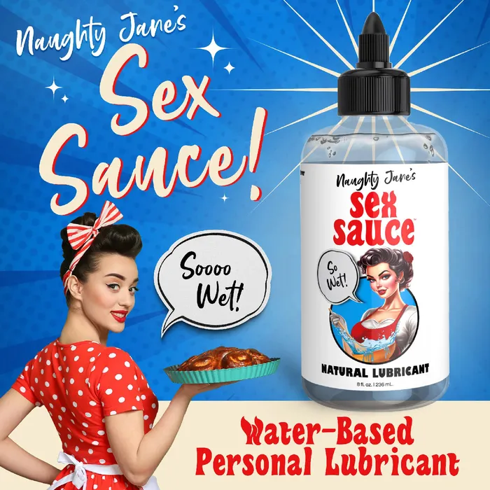 Sexual Health Wellbeing XR Naughty Janes Naughty Janes Sex Sauce Natural Lubricant 8oz