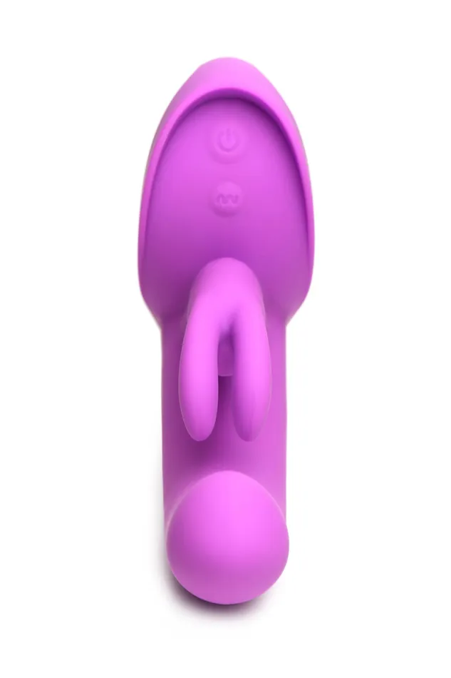 Vibrators 10x Come Hither Rocket Silicone Vibrator Purple XR Brands inmi