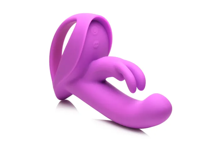 Vibrators 10x Come Hither Rocket Silicone Vibrator Purple XR Brands inmi