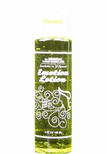 Vibrators Emotion Lotion Emotion Lotion Banana 4 Fl Oz