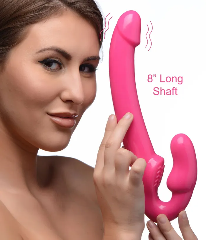 XR Brands Strap U Vibrators 7x Revolver Slim Pink