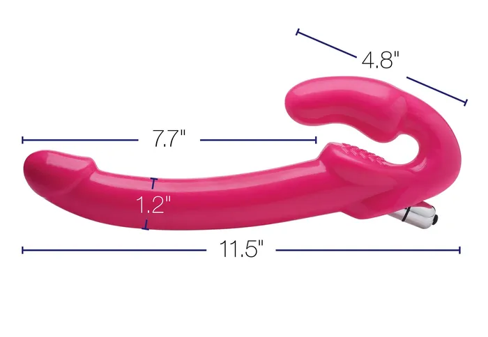 XR Brands Strap U Vibrators 7x Revolver Slim Pink