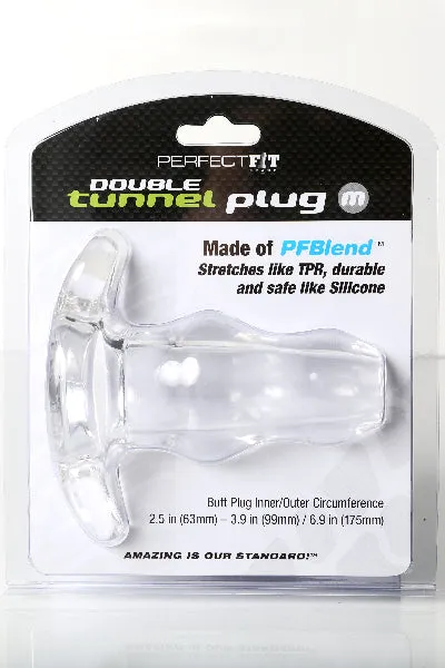 Anal PerfectFit Tunnel Plug Double Medium