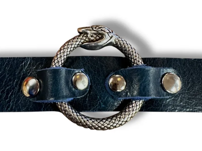 Blue Ouroboros Collar My Funky Camelot Vibrators