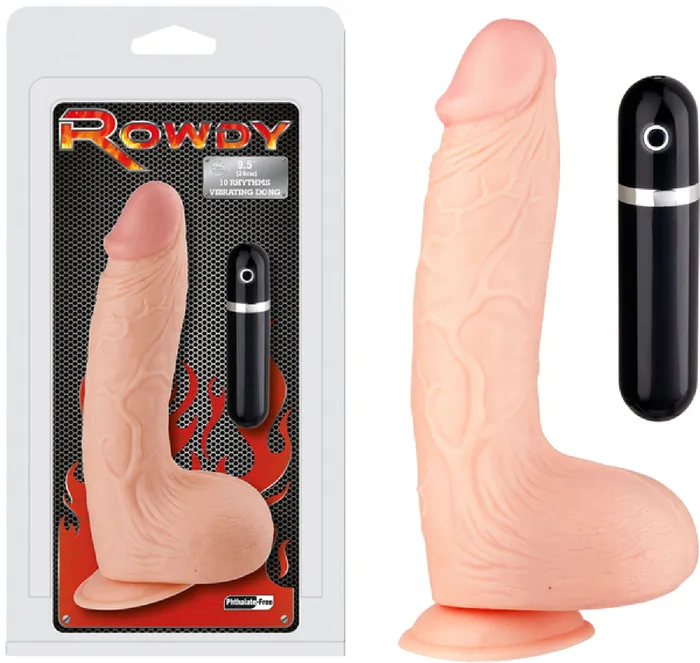 Dildos Excellent Power 95 Vibrating Dong Flesh