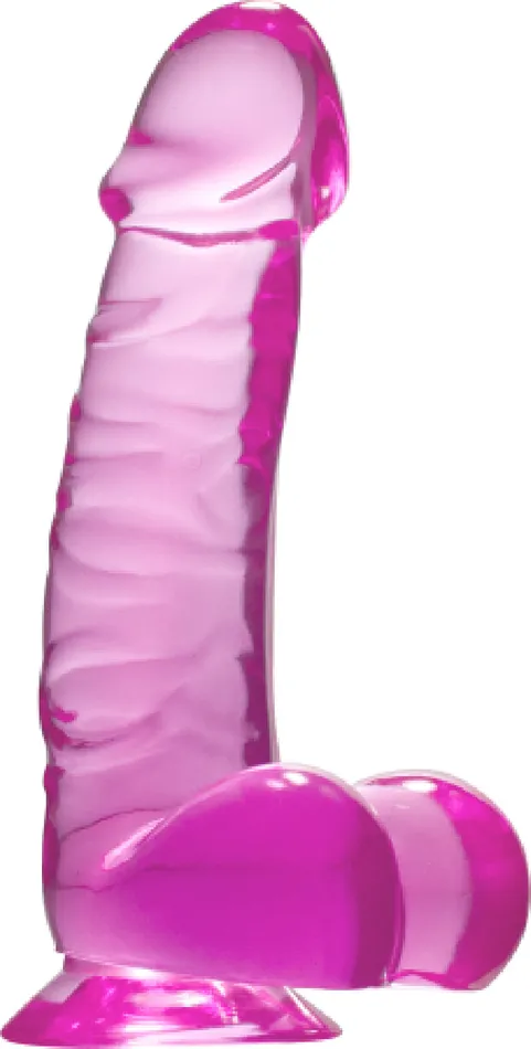 Dildos Nanma Quartz 7 Ballsy Dong Violet Lavender Dildo Sex Adult Pleasure Orgasm