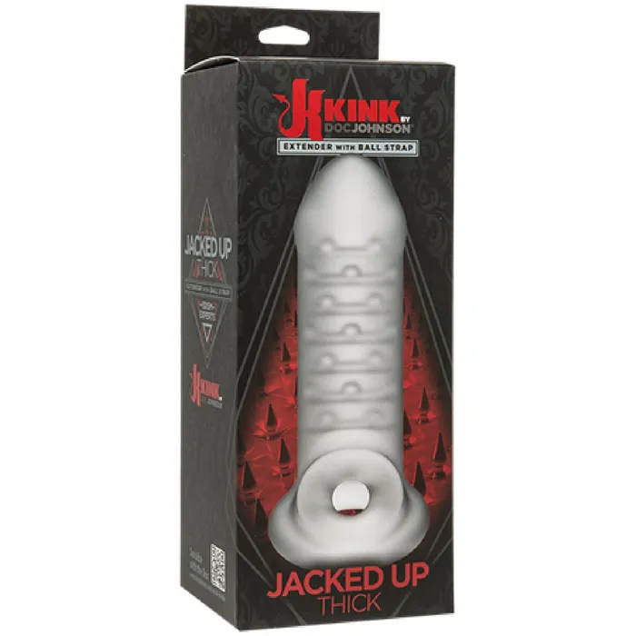 Doc Johnson Male Sex Toys Jacked Up Penis Cock Extender With Ball Strap Thick Sex Toy Adult