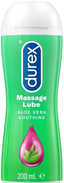 Durex 2in1 Aloe Vera Massage Lube 200ml Couples