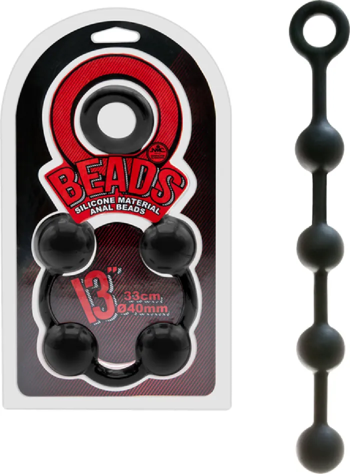 Excellent Power Beads 13 Black Anal Sex Toy Adult Pleasure Anal