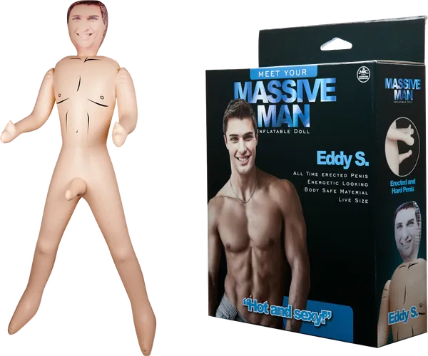 Excellent Power Male Sex Toys Eddy S Male Sex Doll White