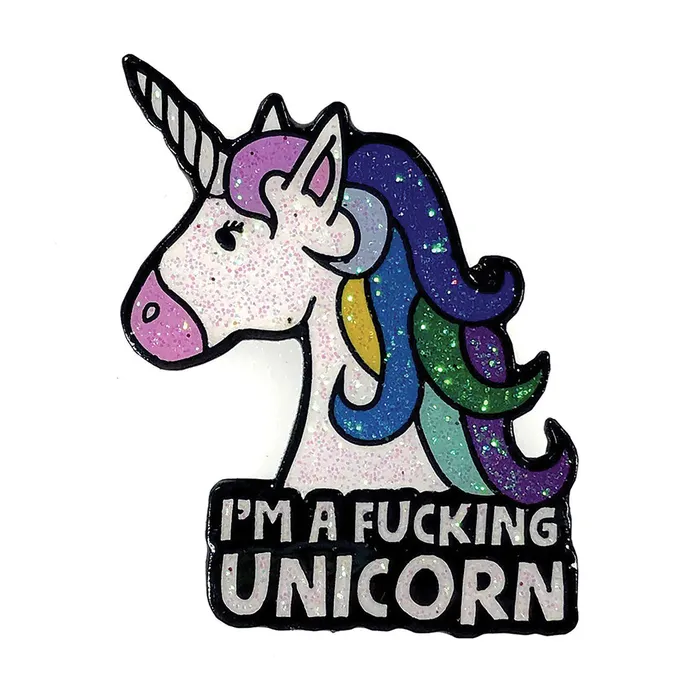 Geeky Kinky Vibrators Geeky Kinky Im A Unicorn Pin