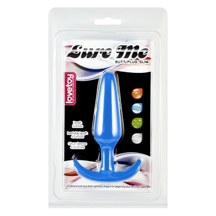 Lure Me Classic Anal Plug L Blue Lovetoy Anal