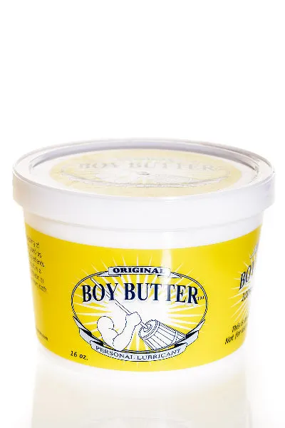 Male Sex Toys Boy Butter Original 16oz Tub Boy Butter