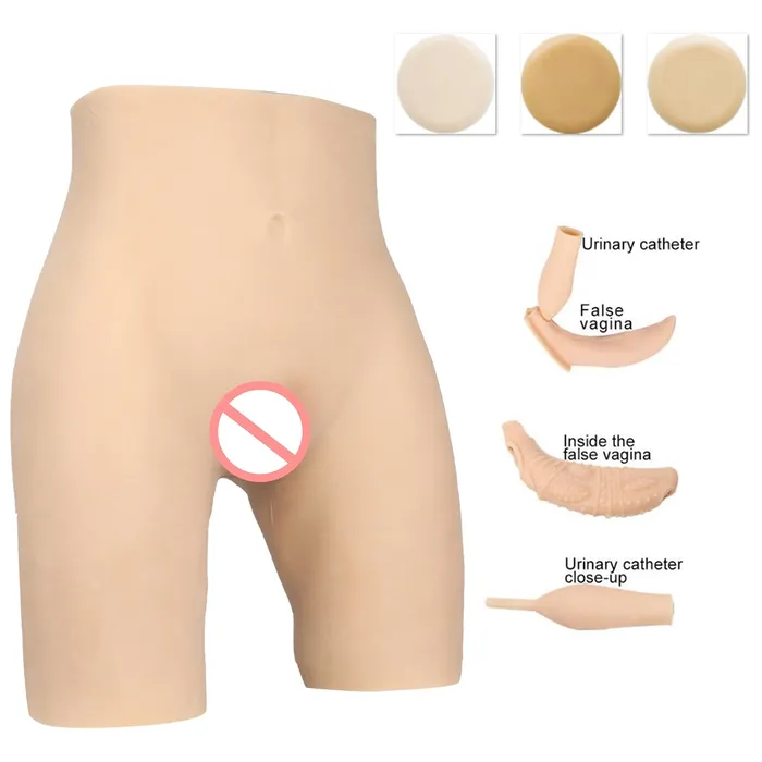 Male Sex Toys Javaughn69ways Silicone Realistic Vagina Panties Lift Hip