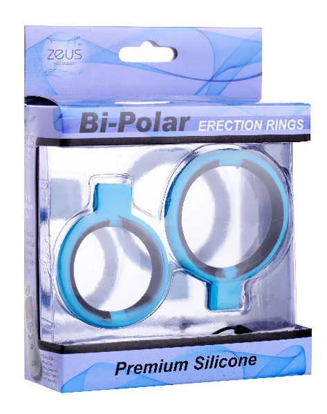 Male Sex Toys XR Brands Zeus BiPolar Electrosex Cock Ring Set