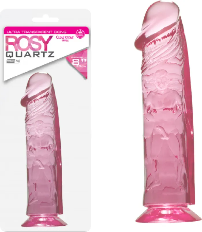 Nanma Dildos Quartz 8 Dong Rosy Pink Dildo Sex Adult Pleasure Orgasm