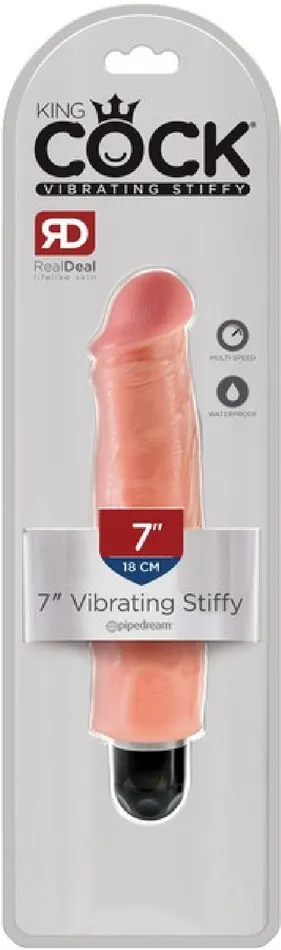 Pipedreams Dildos 7 Vibrating Stiffy Flesh