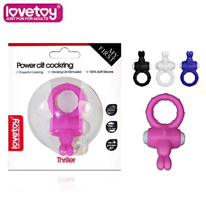 Power Clit Cockring Thriller Pink Lovetoy Vibrators