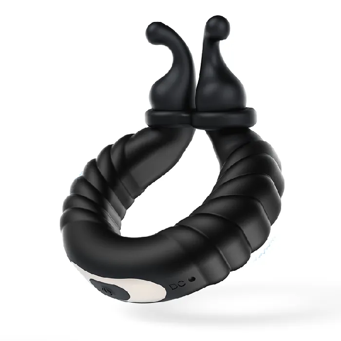 Rabbit Rocker 10 Speed Rechargeable Vibrating Cock Ring Eccentric Playroom Essentials Male Sex Toys