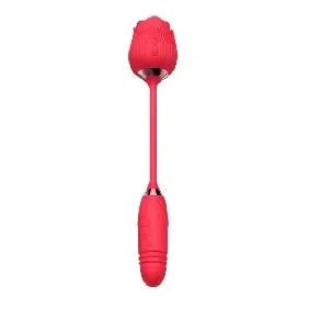 Rose with Thrusting Vibrator ZeaElla Curves Vibrators