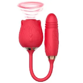 Rose with Thrusting Vibrator ZeaElla Curves Vibrators