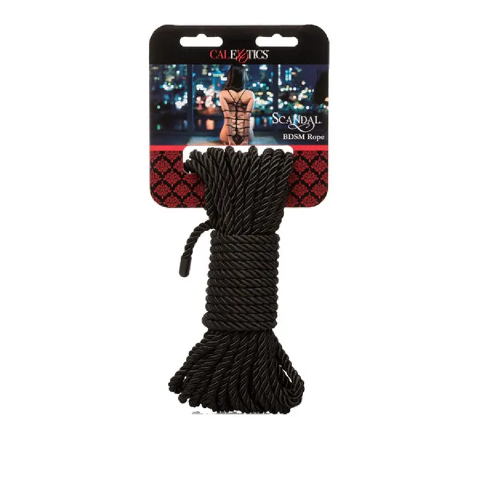 Scandal BDSM Rope Bondage Sex Toy Adult Pleasure Black California Exotic Novelties Couples