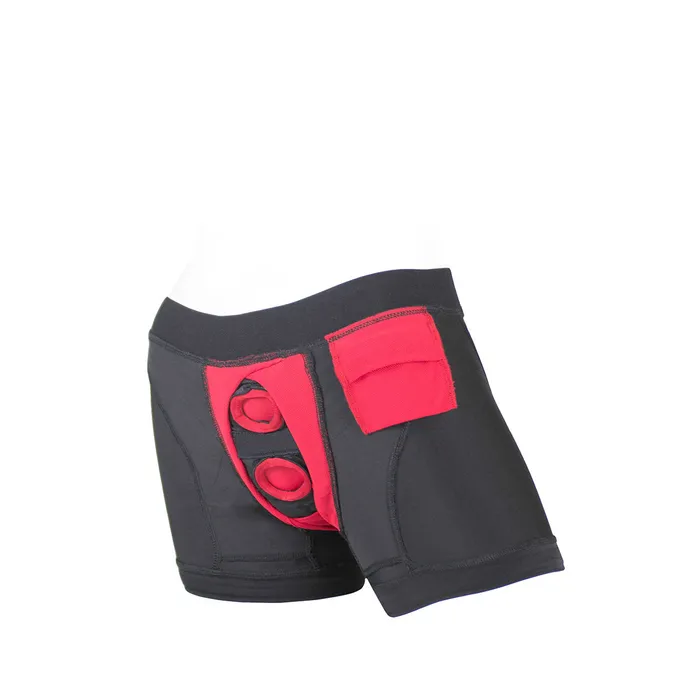 SpareParts HardWear SpareParts Tomboii BlackRed Nylon Anal