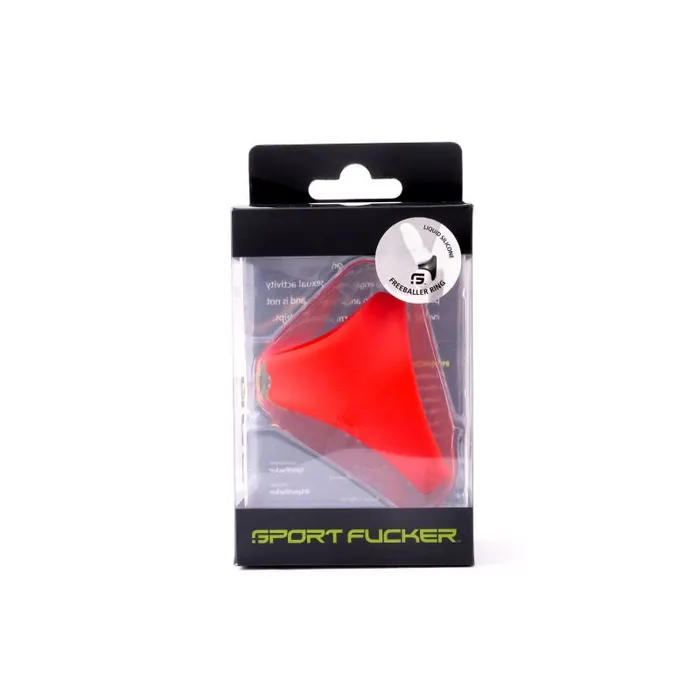 Sport Fucker Male Sex Toys Free baller Cock Ring Red