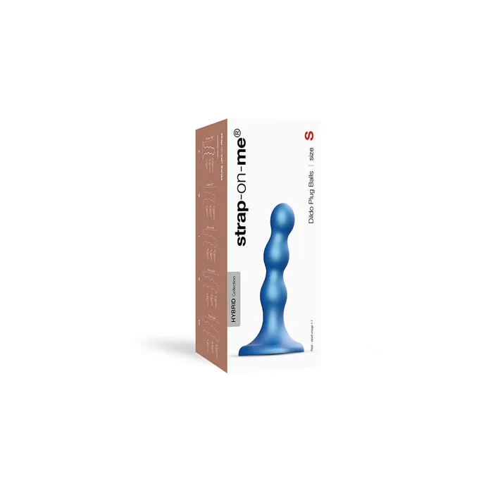 StrapOnMe Anal StrapOnMe Balls Plug Dil Blue Assorted Sizes