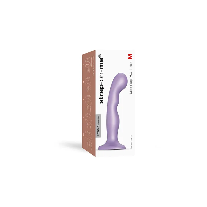 StrapOnMe PG Plug Dil Metallic Lilac Medium StrapOnMe Female Sex Toys