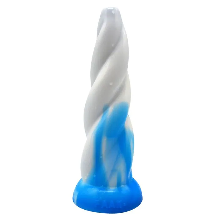 Swirl Dildo BlueWhite FAAK Dildos