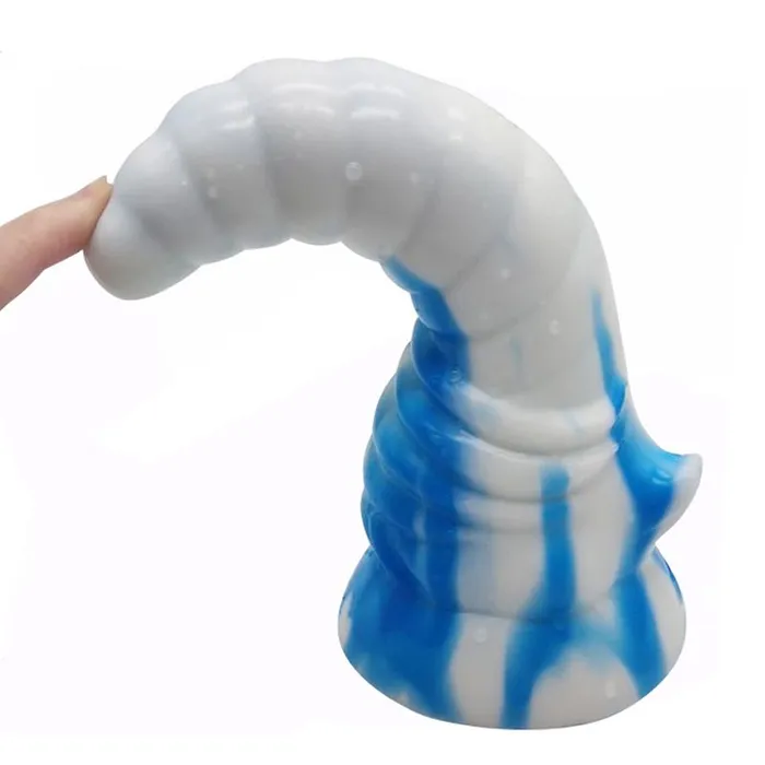 Swirl Dildo BlueWhite FAAK Dildos