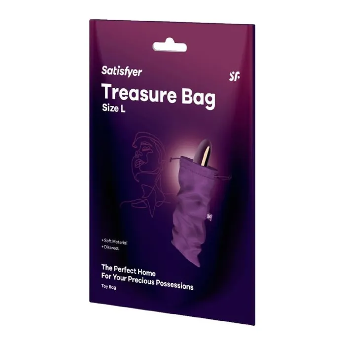 Treasure Bag Violet Large Satisfyer Male Sex Toys